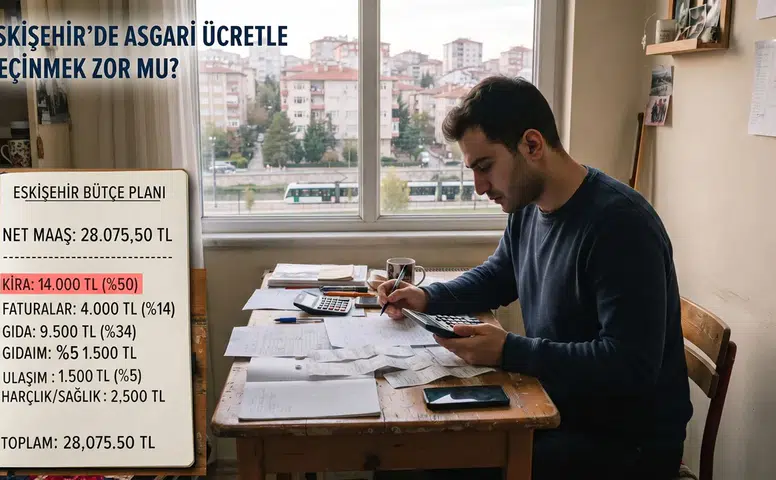 Eskişehir'de Asgari Ücretle Tek Başına Yaşamak Mümkün mü?
