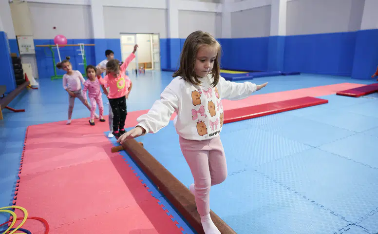 Tepebaşı’nda 21 Minik Jimnastikle Sporla Buluşuyor
