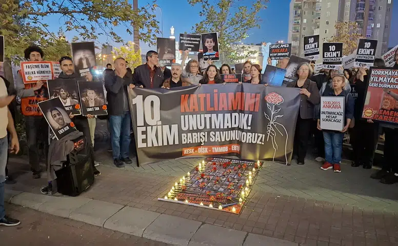 DİSK: 10 Ekim’i Unutmadık, Unutturmayacağız