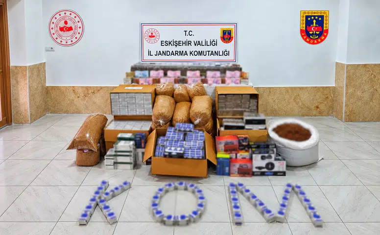 Eskişehir’de Kaçak Tütün Ürünü Operasyonu: 1 Milyon TL Ele Geçirildi