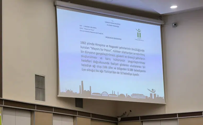 Tepebaşı Belediyesi “Barış İçin Belediye Başkanları”na Katıldı