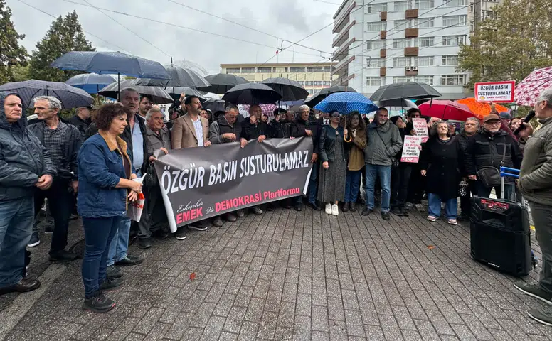 Eskişehir’den Halk TV’ye Destek: “Özgür Basın Susturulamaz”