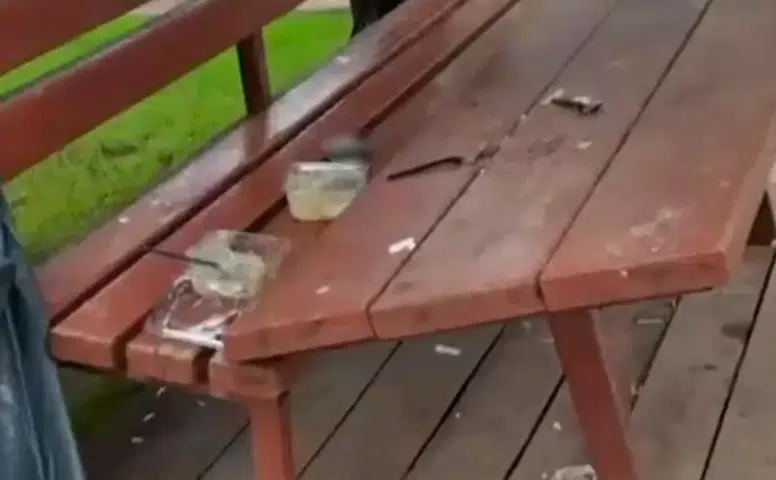 Parkı Tahrip Ettiler, Çöplerini de Bırakıp Gittiler