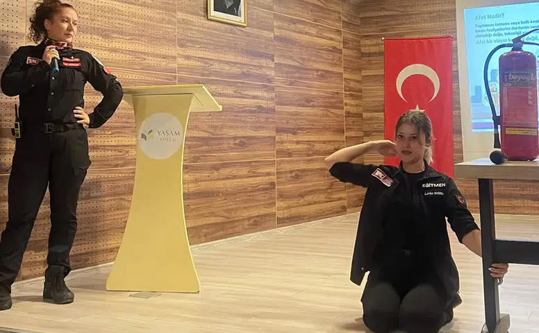 Tepebaşı’nda Öğrencilere Deprem Farkındalık Eğitimi