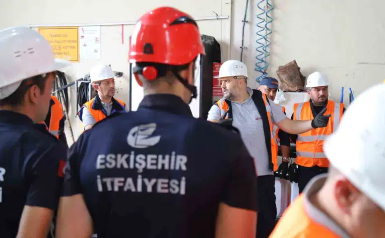 ESTRAM ve İtfaiyeden Ortak İş Güvenliği Eğitimi