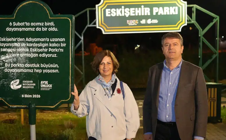 Eskişehir Parkı Adıyaman’da Açıldı: Dostluk Kalıcı Hale Geldi