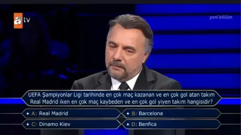 UEFA Şampiyonlar Ligi tarihinde en çok maç kazanan ve en çok gol atan takım Real Madrid iken en çok maç kaybeden ve en çok gol yiyen takım hangisidir?