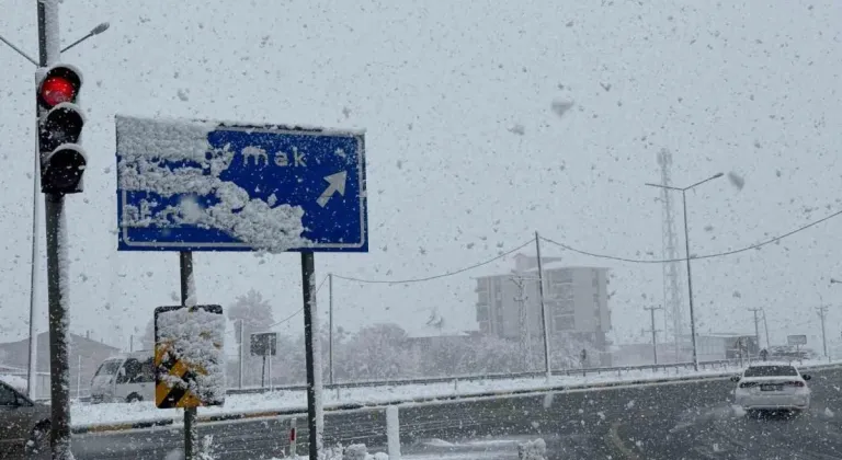 Bitlis’e Mevsimin İlk Karı Yağdı