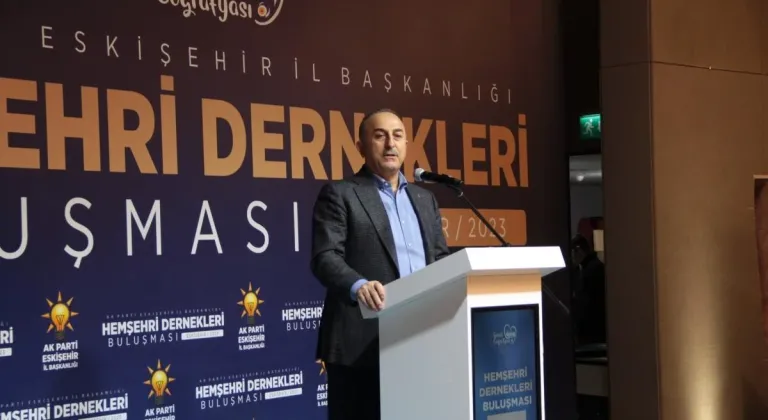 Dışişleri Bakanı Çavuşoğlu Eskişehir’de Açıklama Yaptı