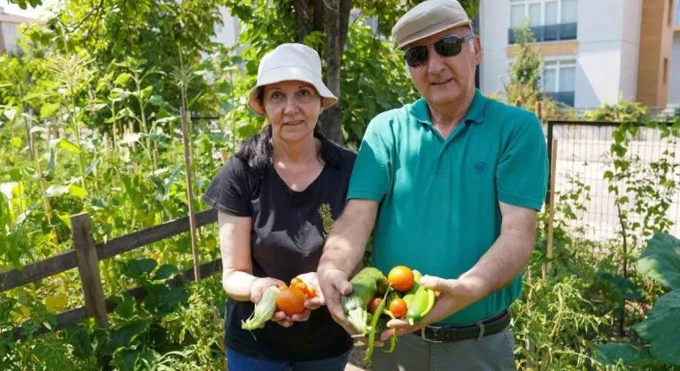 Gönüllü Bahçesinde 26 Çeşit Ürün Yetiştirdiler