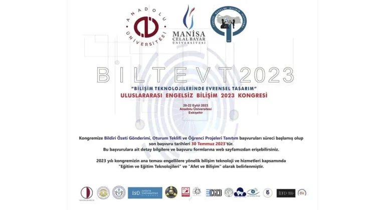 Eskişehir Anadolu Üniversitesi’nde Biltevt2023 Kongresi