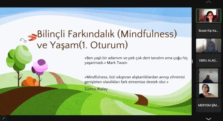 Eskişehir Anadolu Üniversitesi’nde Mindfulness Eğitimi