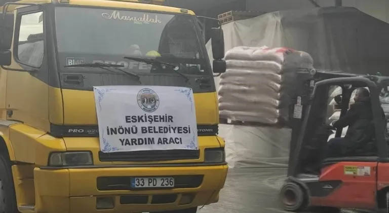 Eskişehir İnönü Belediyesi’nden Kahramanmaraş’a Yardım