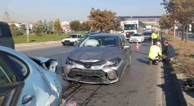 Eskişehir-Ankara Karayolunda Zincirleme Kaza: 1 Yaralı