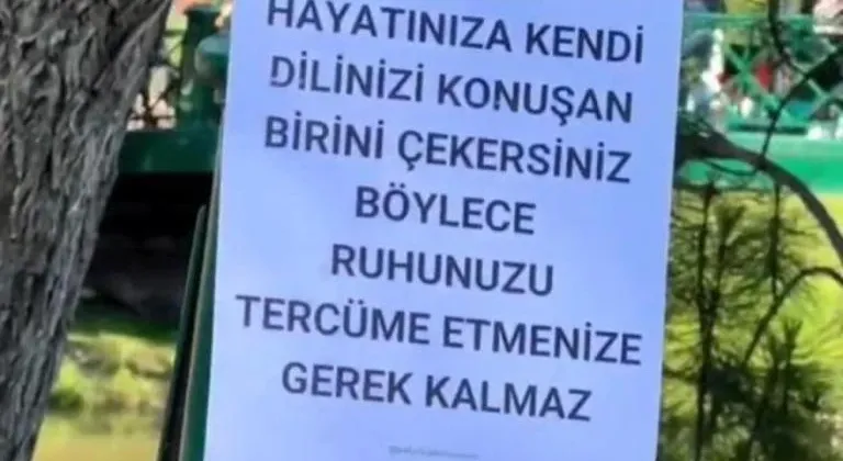 Eskişehir’de Dikkat Çeken Duygusal Yazı!