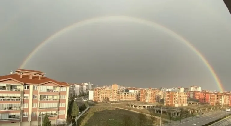 Eskişehir’de İki Gökkuşağı Şaşkınlığa Sebep Oldu