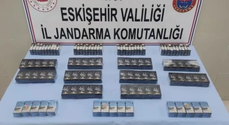 Eskişehir’de Kaçak Sigara Satan Şüpheliyi Jandarma Yakaladı