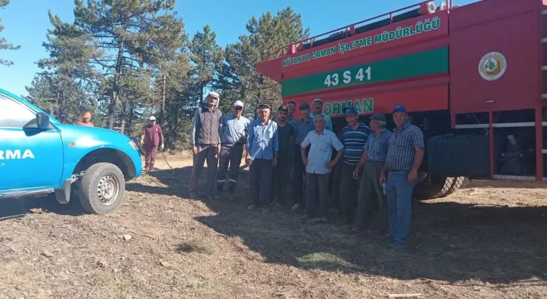 Eskişehir’de Orman Yangını Kısa Sürede Söndürüldü