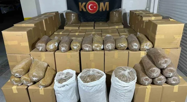 Eskişehir’de piyasa değeri 400 bin TL olan 2 ton kıyılmış tütün ele geçirildi