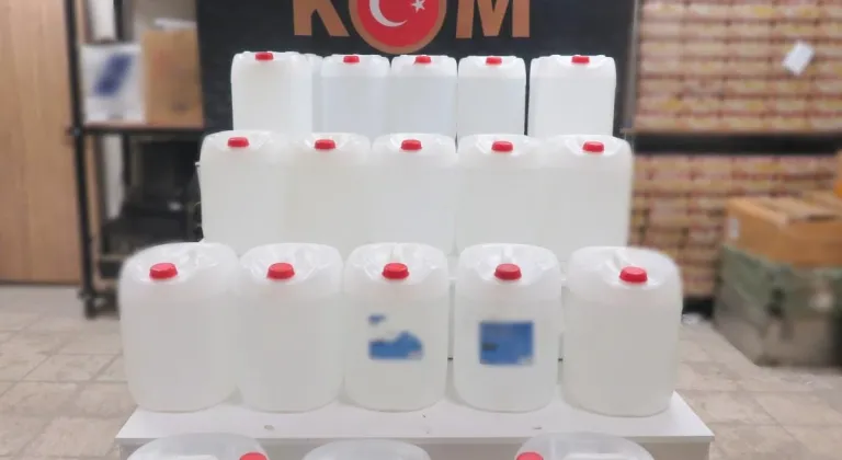 Eskişehir’de Tam 600 Litre Etil Alkol Ele Geçirildi