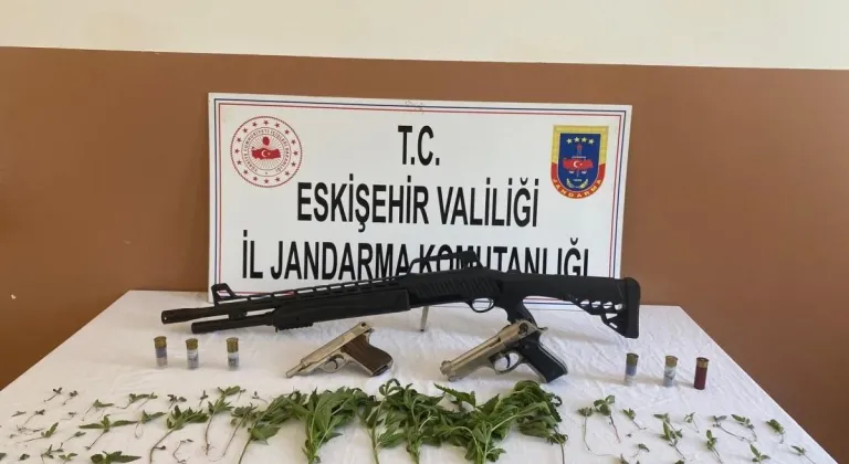 Eskişehir’de Yasa Dışı Esrar Yetiştiren Şahıs Bulundu