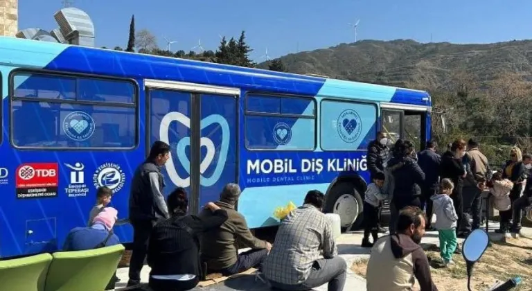 Eskişehir’den Giden Mobil Diş Kliniği Hatay’da Hizmet Verdi