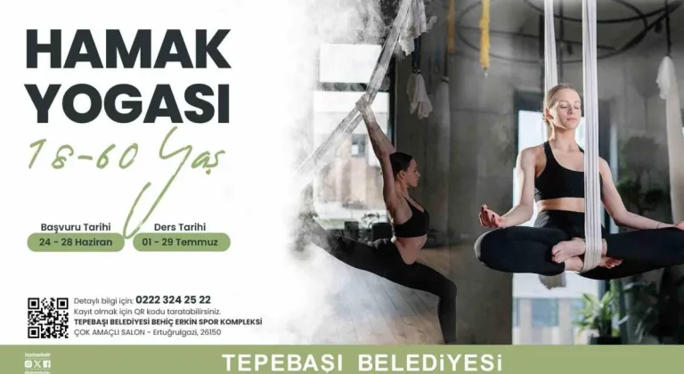 Hamak yogası kayıtları başlıyor