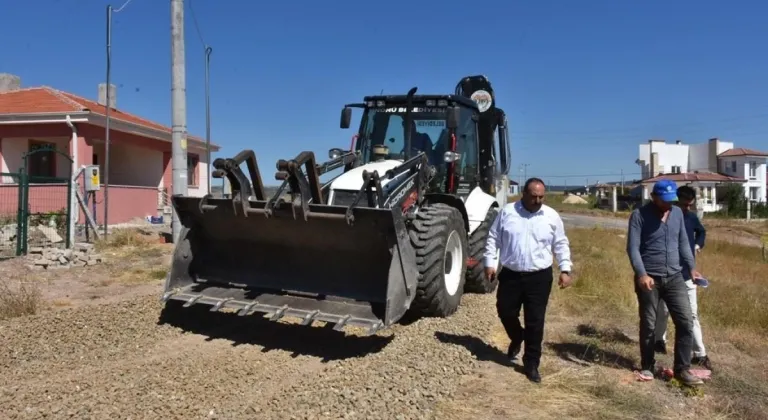 İnönü Belediyesi Yol Yapmaya Devam Ediyor