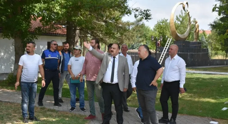 İnönü Belediyesi Anıt Park'ta Büyük Dönüşümlere İmza Atıyor