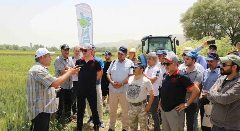 İnönü ilçesindeki Tarla Günü’nde 12 buğday çeşidi tanıtıldı