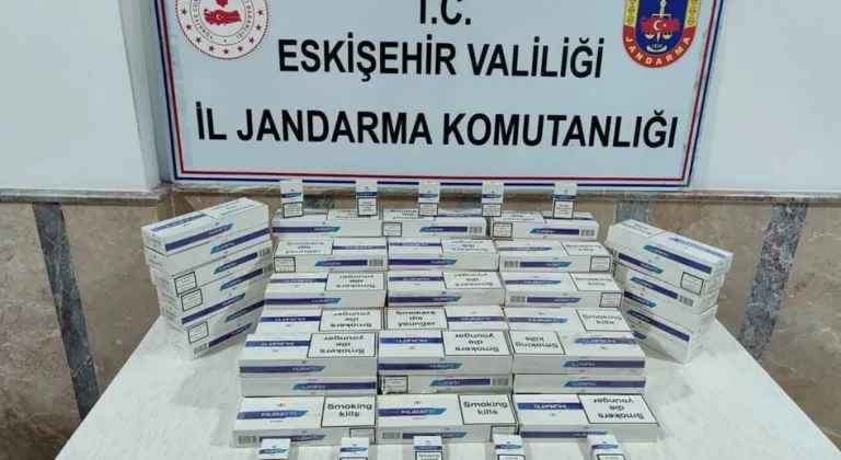 Jandarma Ekipleri Kaçak Sigara Operasyonu Gerçekleştirdi