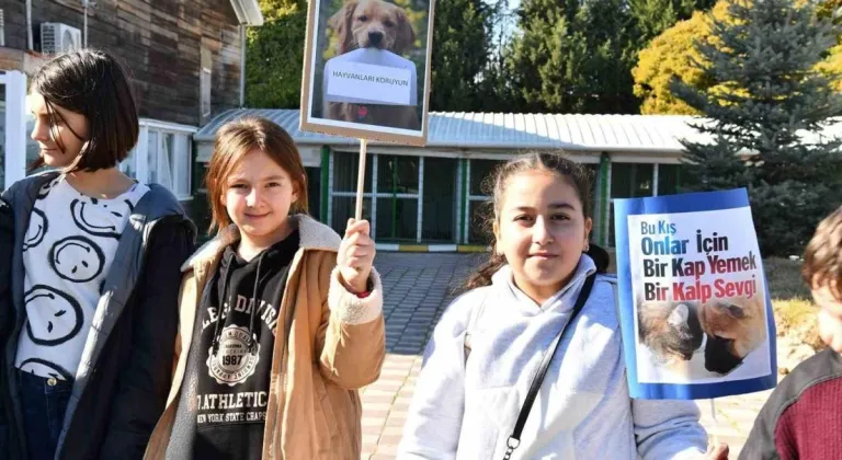 Öğrencilerden can dostlara anlamlı bağış