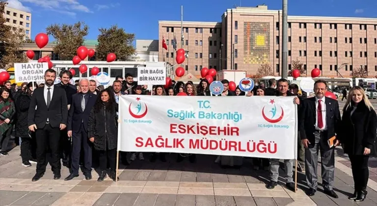 Organ Bağışı Haftası Kapsamında Farkındalık Yürüyüşü Düzenlendi