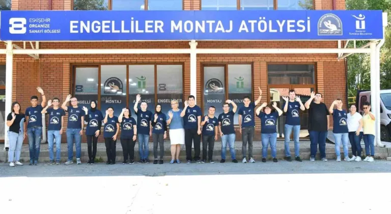 Tepebaşı Belediyesi'nden Engelliler Montaj Atölyesi