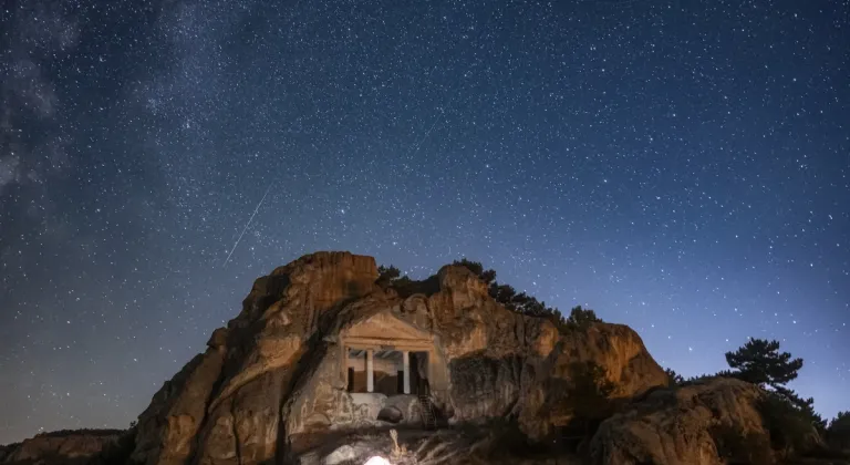 Eskişehir'de Perseid Meteor Yağmuru Görsel Şölene Dönüştürüldü