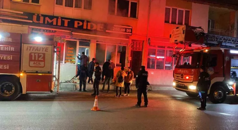 Pidecide çıkan yangına itfaiye müdahale etti