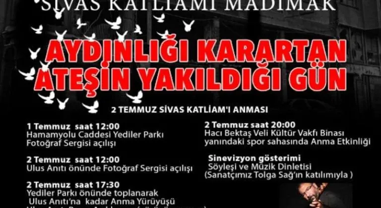Eskişehir'de Sivas Katliamı Anma Etkinlikleri Düzenleniyor