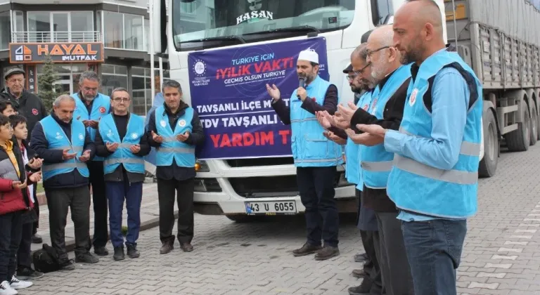 Tavşanlı’dan Kahramanmaraş’a 26 ton kuru bakliyat