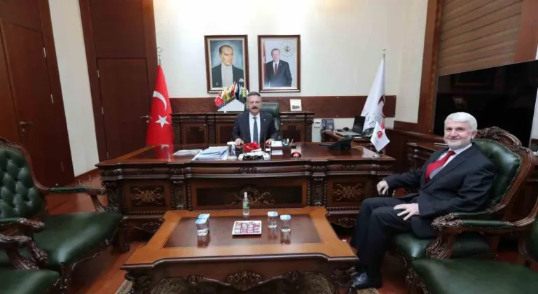 TEİ Genel Müdürü Prof. Dr. Faruk Akşit Vali Hüseyin Aksoy’u ziyaret etti