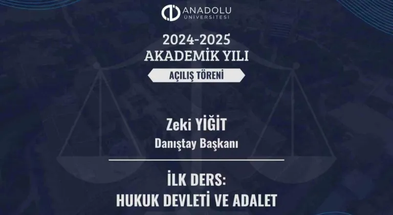 Yeni Akademik Yıl’ın ilk dersi Danıştay Başkanı’ndan