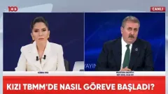 TV100âde Gergin Anlar: Mustafa Destici ile Kübra Par Tartıştı