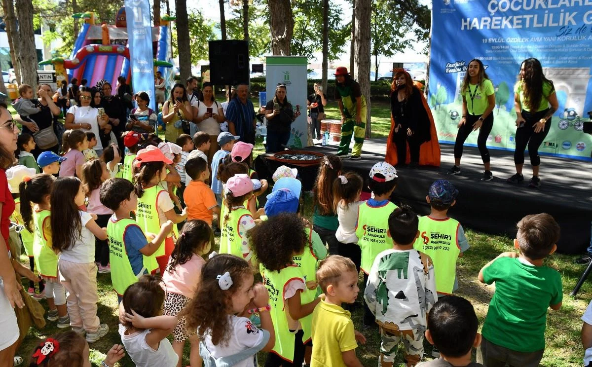 Eskişehir'de Çocuklarla Hareketlilik Günü'nden Eğlenceli Kareler