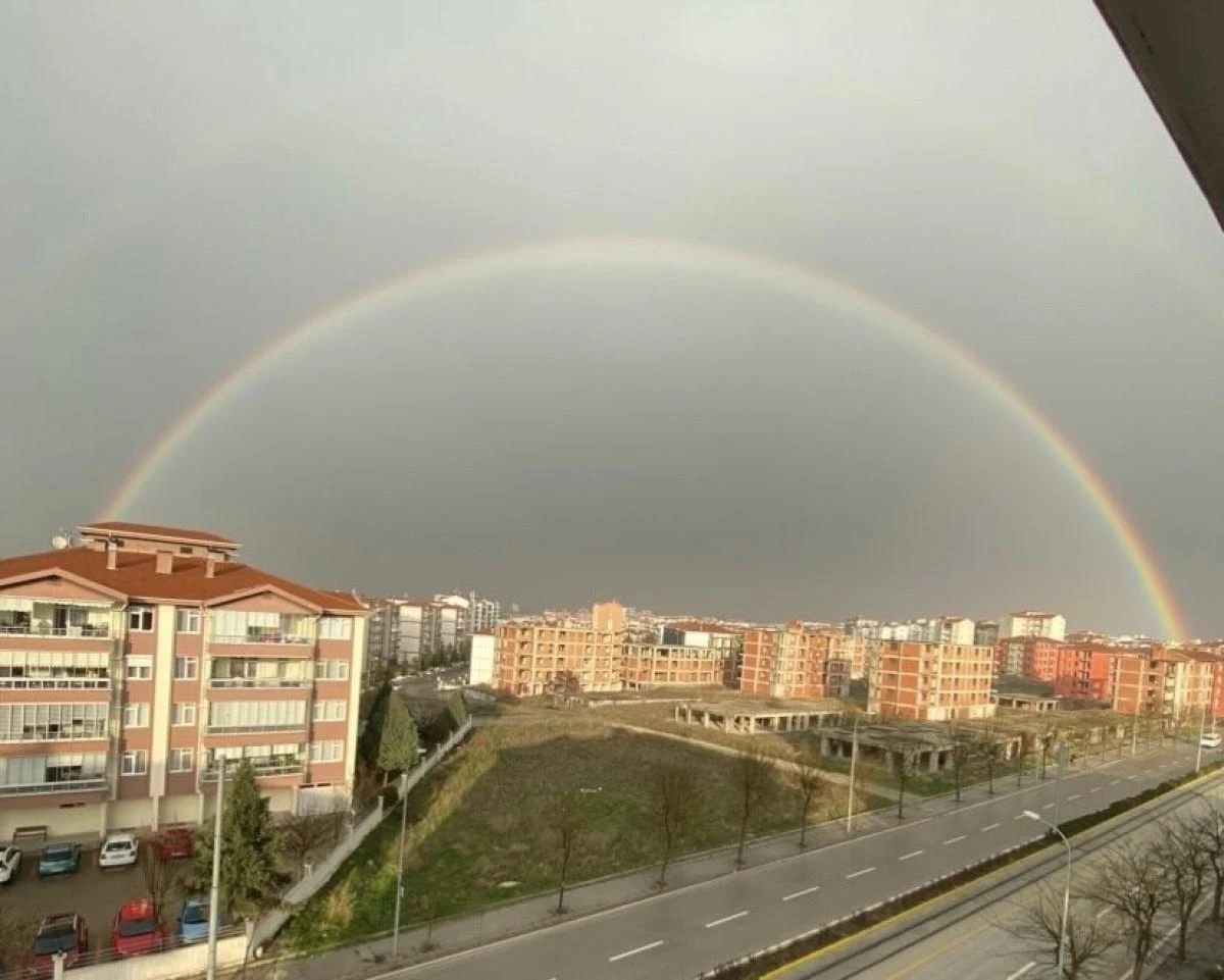 Eskişehir’de gökkuşağı