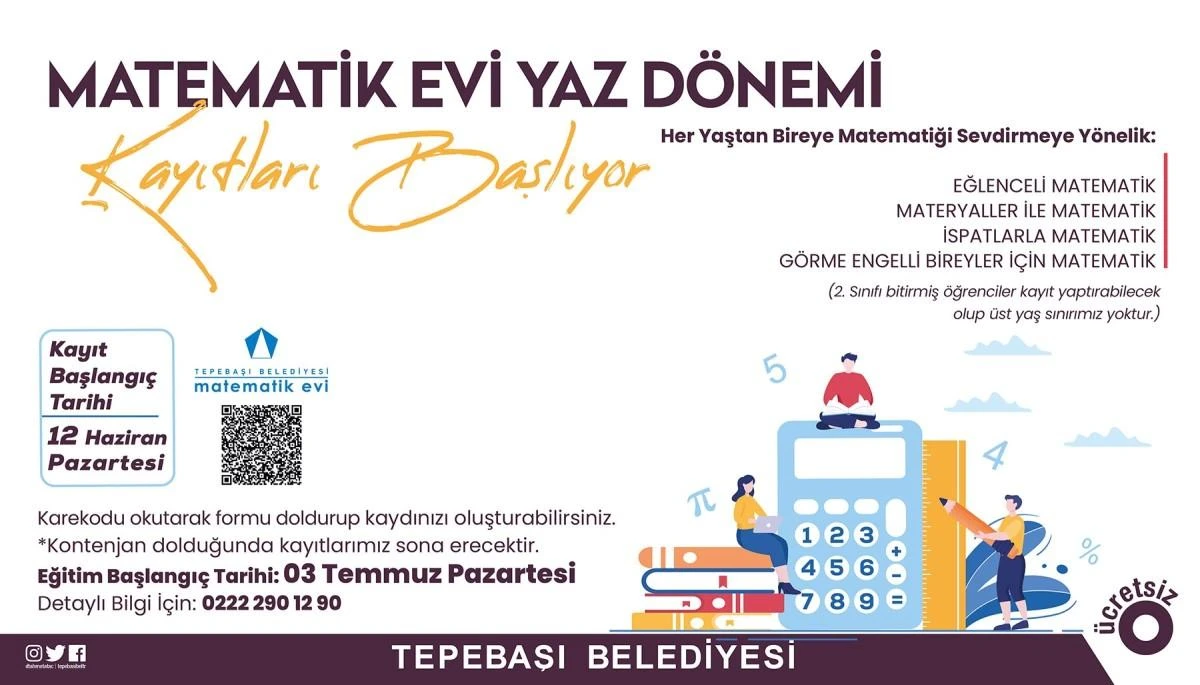 Matematik Evi'nde yaz dönemi kayıtları başlıyor
