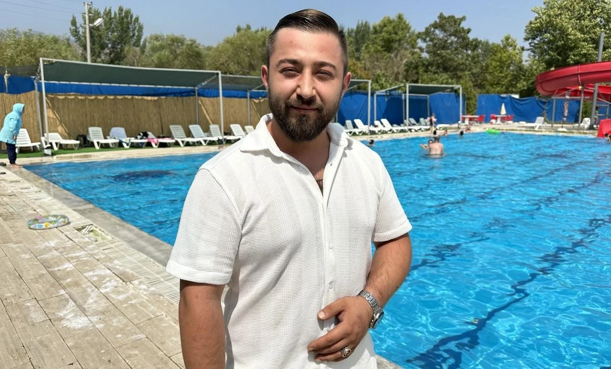 Türkiye’nin en sıcak yerinde havuz keyfi