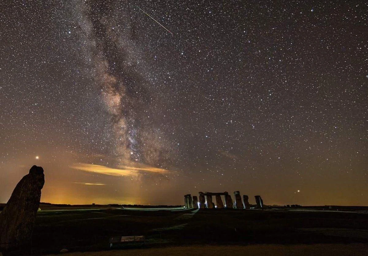 perseid meteor yağmuru.