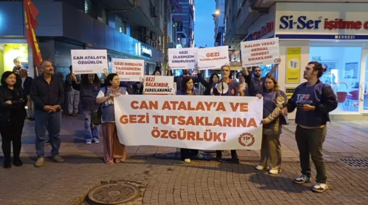 TİP Eskişehir'de Gezi davasında verilen cezaları protesto etti