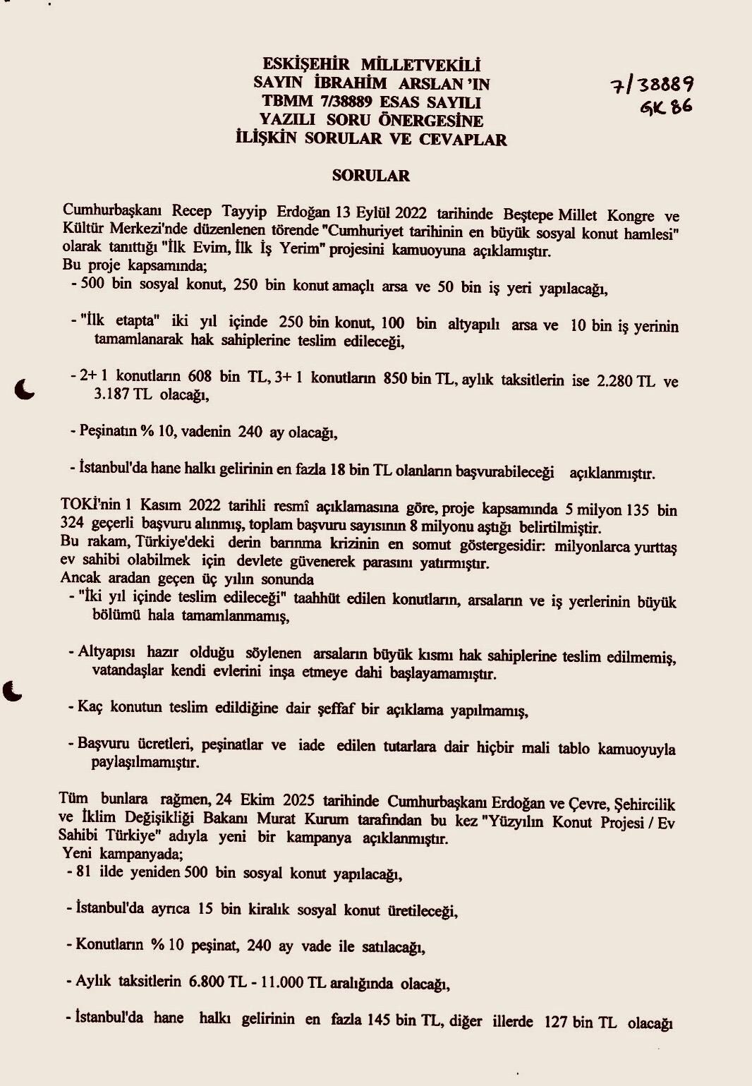 “İlk Evim” Projesinde Büyük Soru Evler Nerede (5)