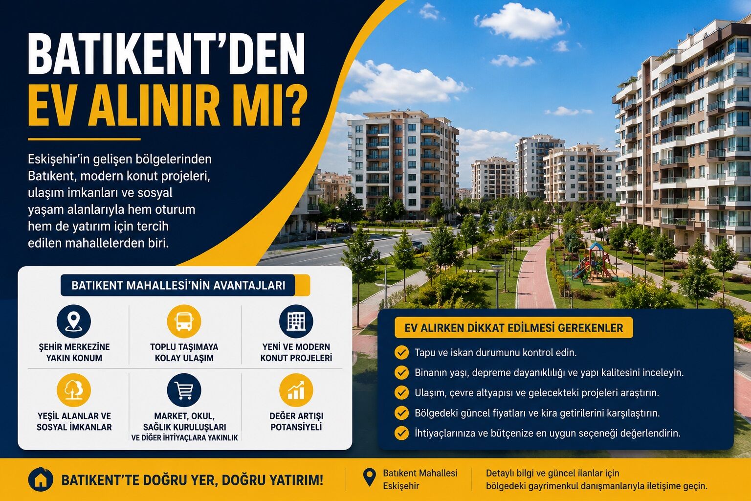 Batıkent'ten Ev Alınır Mı