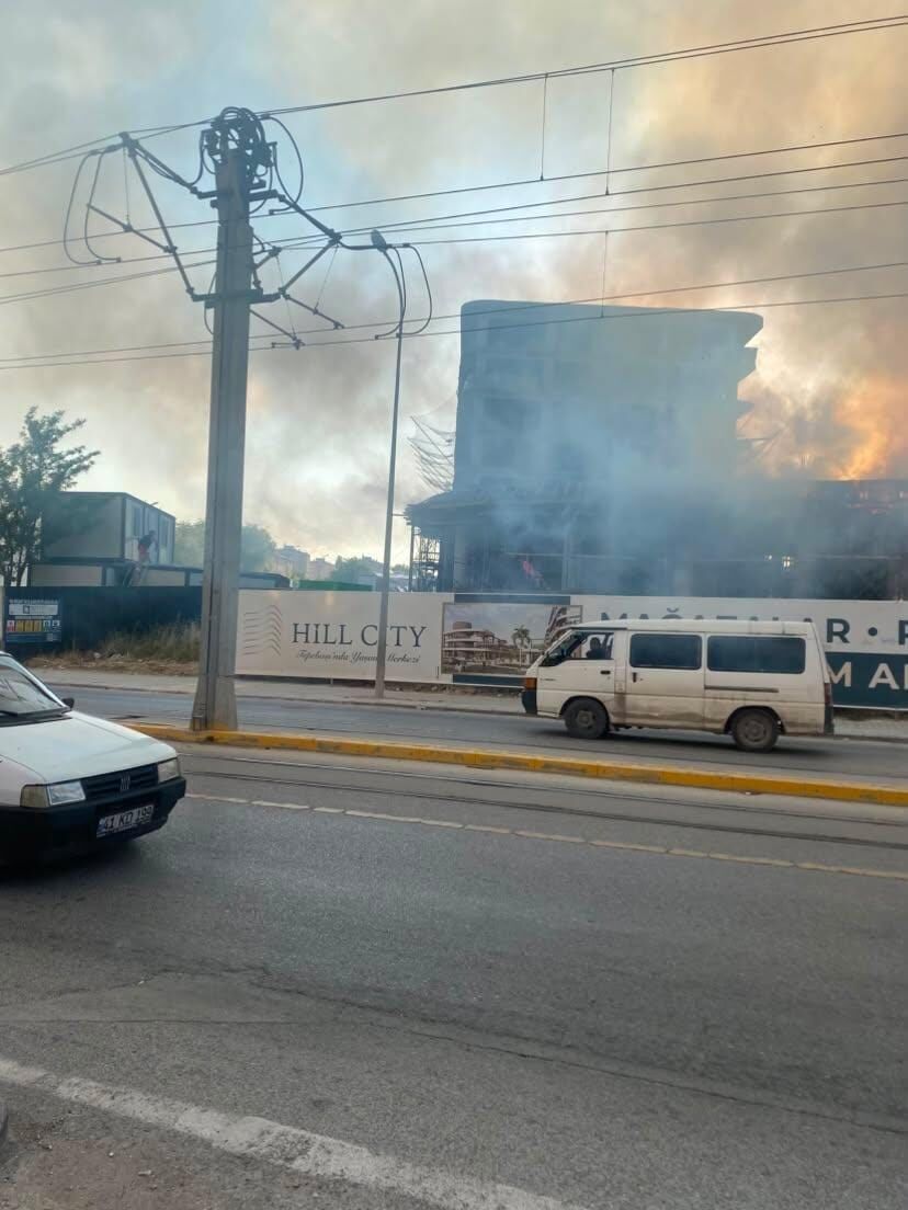 Hill City Erskişehir Inşaat Yangın